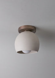 Orb Flushmount in Chalk - Victoria Morris